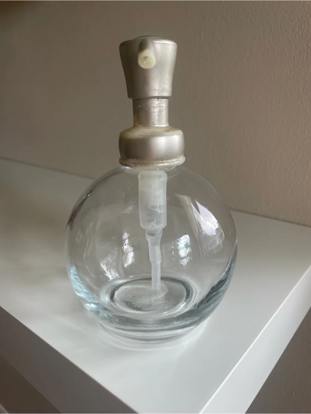 Glass Ball Soap Dispenser